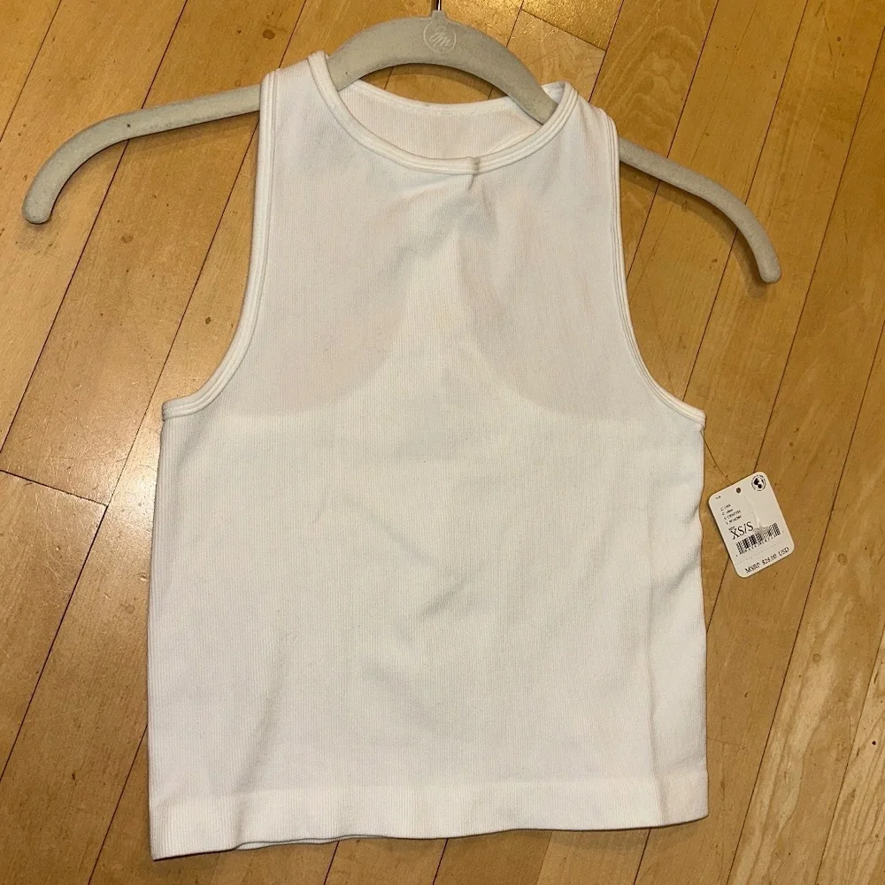NEW Free People Intimately White muscle tank, XS/S  GD1093 - Picture 3 of 3